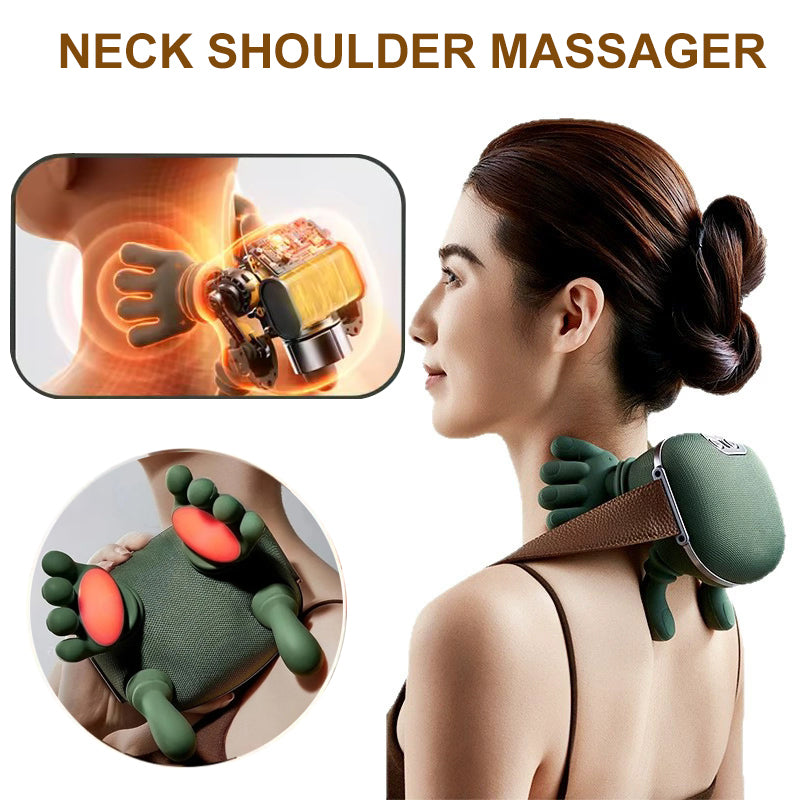 Masseur électrique sans fil pour la nuque, le dos et les épaules